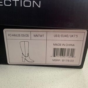 French Connection white Hailee boot